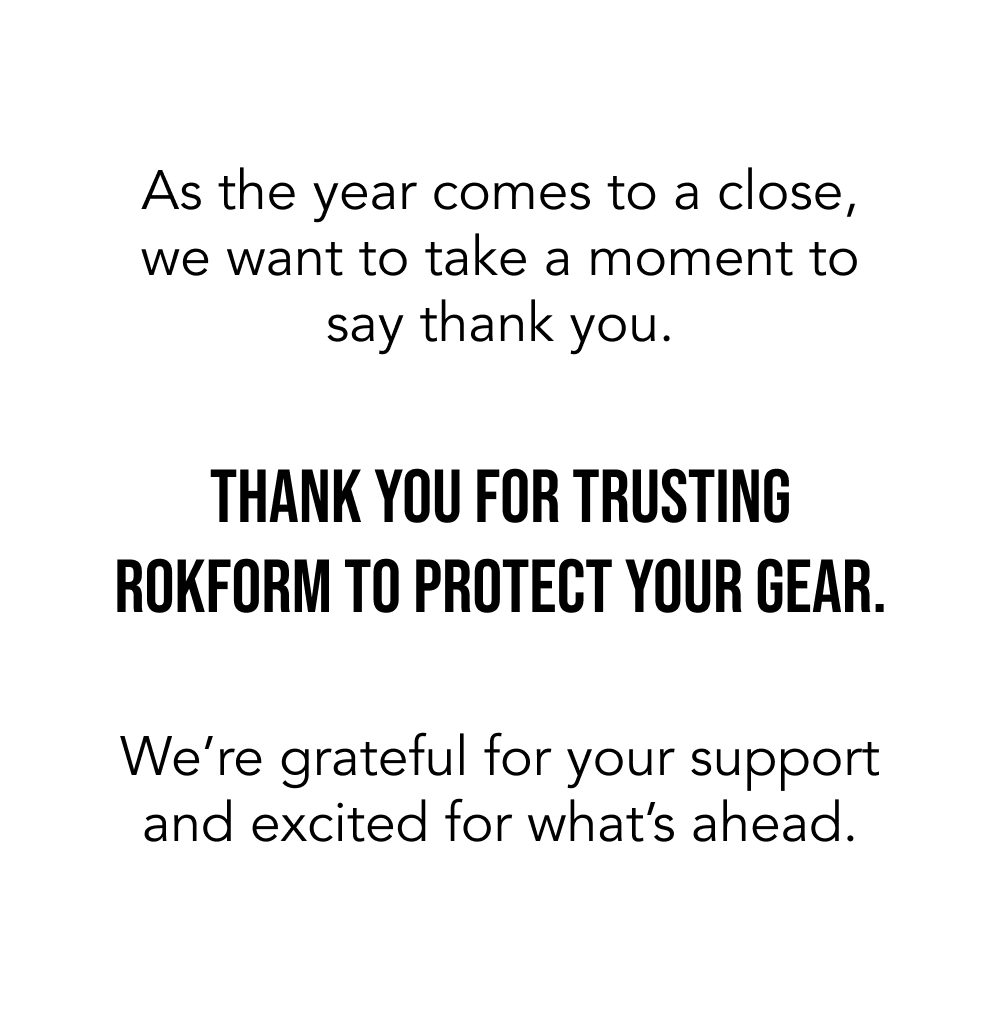 Thank you for an Incredible Year