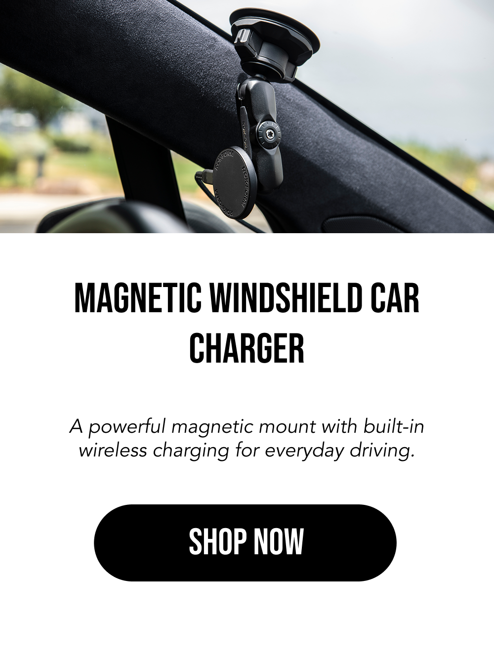 Magnetic Windshield Car Charger