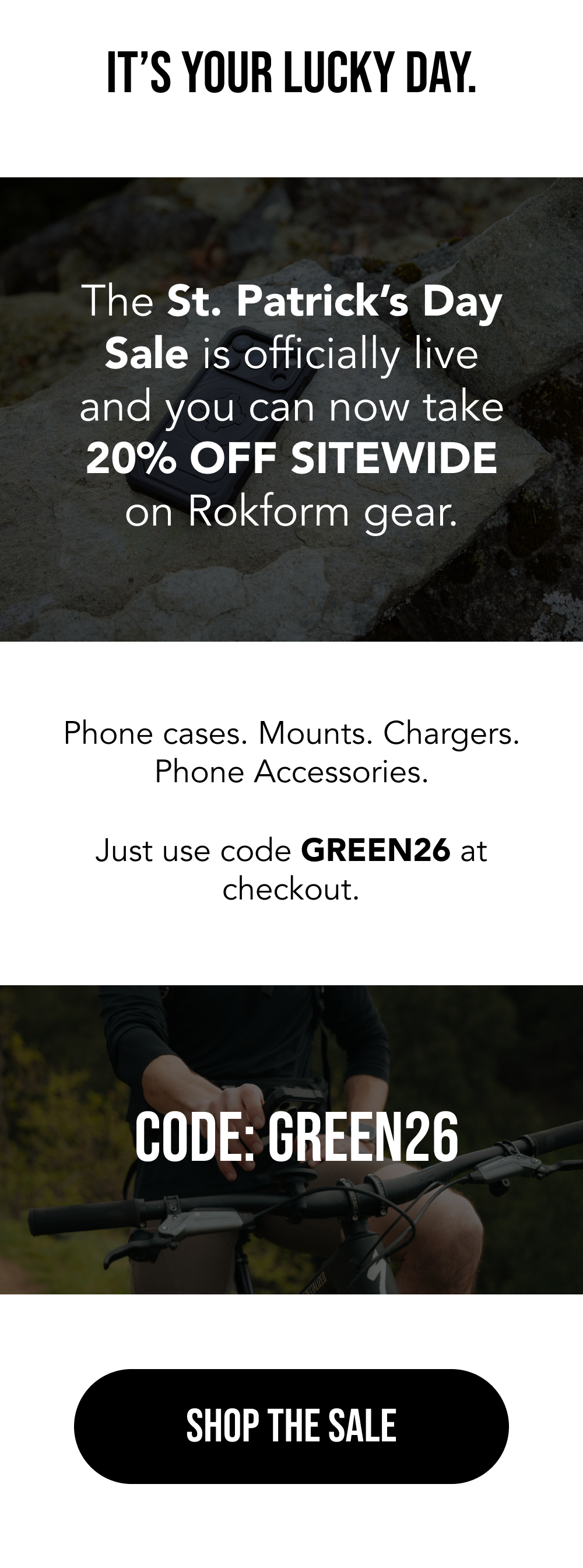 St. Patrick's Day Sale Starts Now