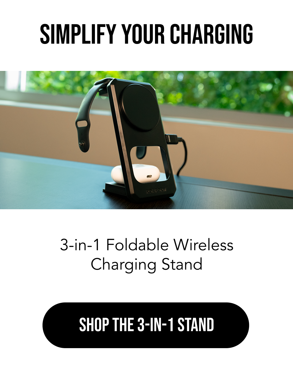 Shop The 3-in-1 Foldable Charging Stand
