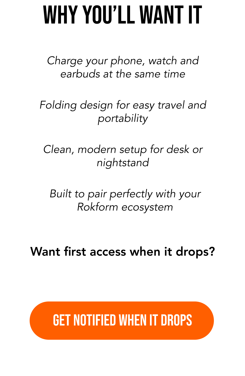 Coming Soon: 3-in-1 Folding Charging Stand