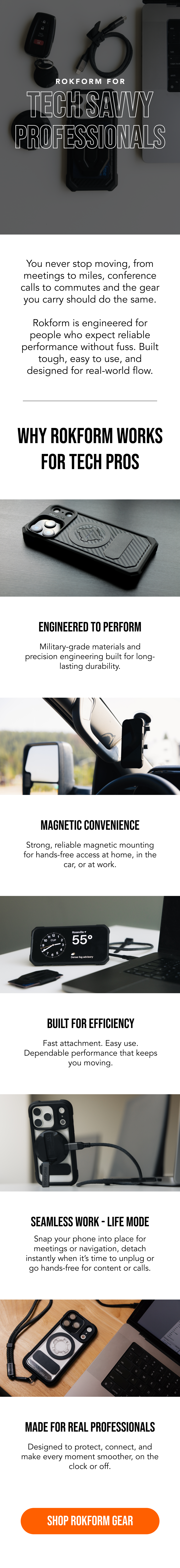 Rokform for Tech Savvy Professionals