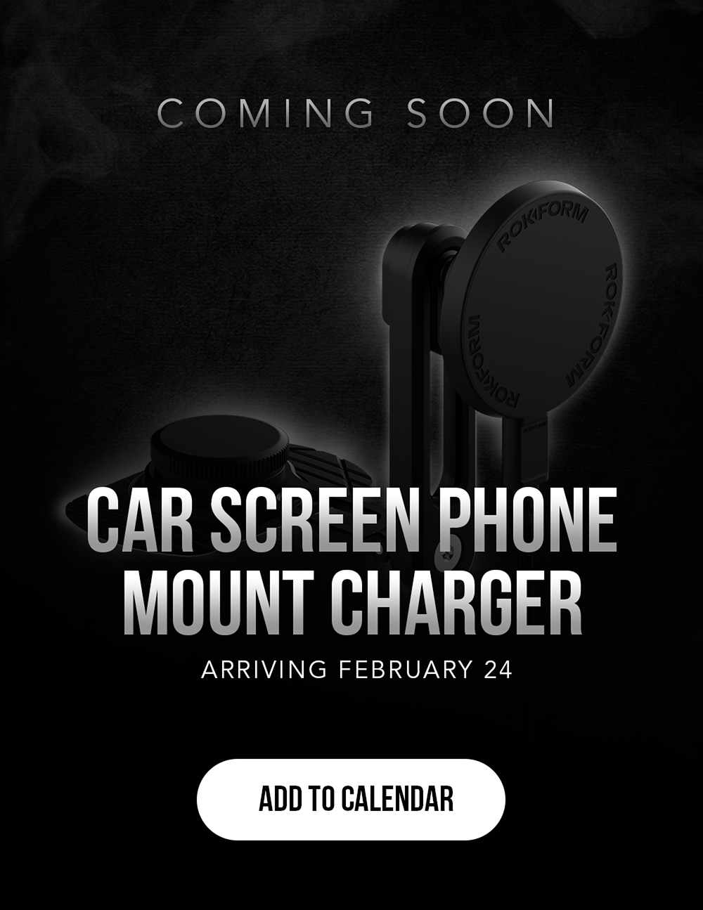 Coming Soon: Car Screen Phone Mount Charger