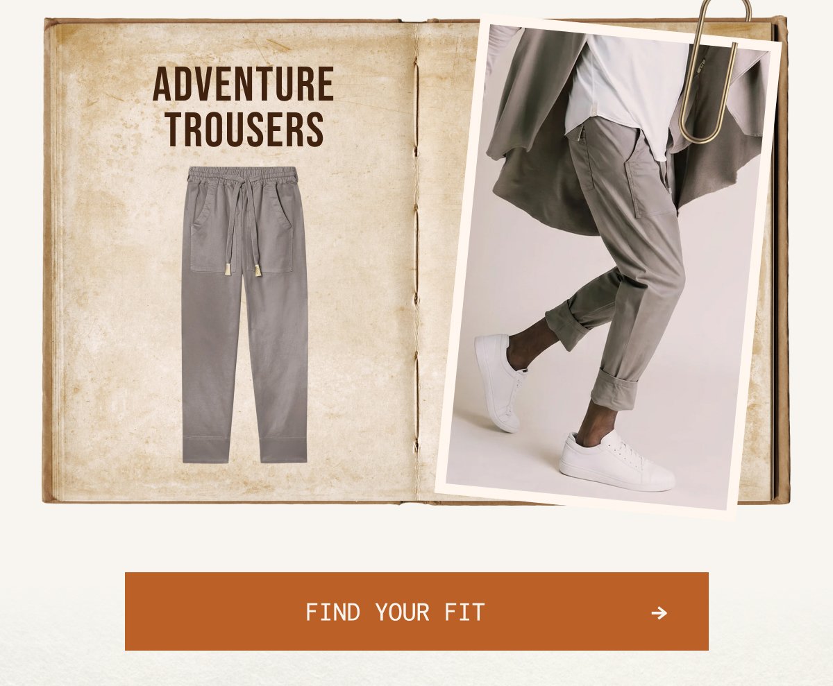 Adventure trousers | Find your fit
