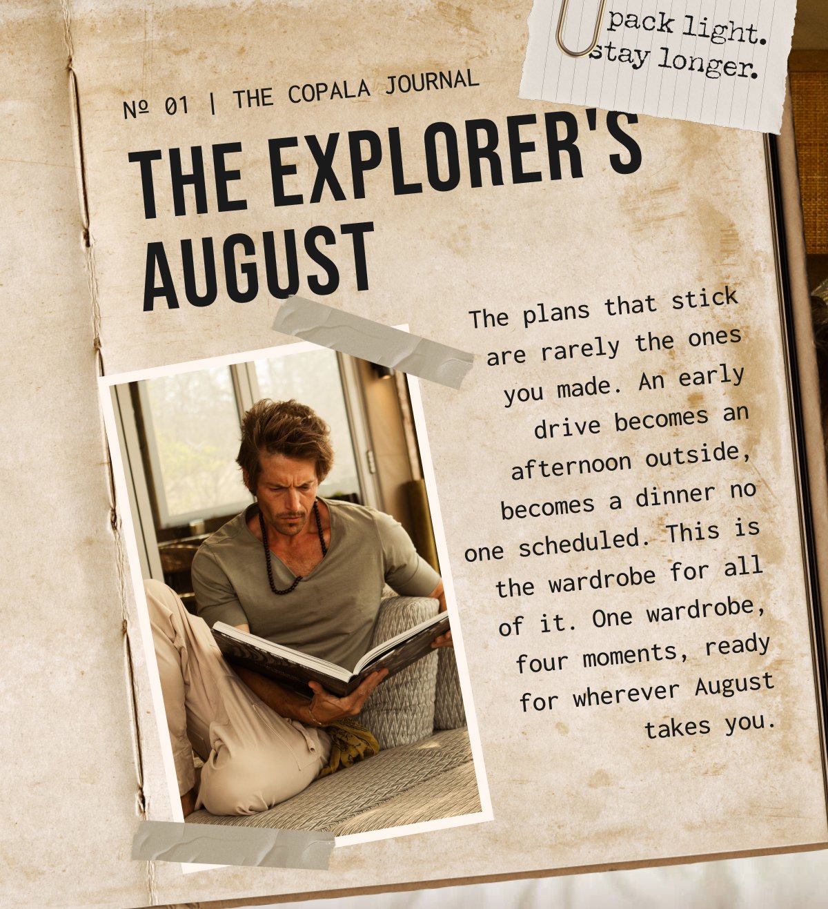 No 01 the Copala Journal THE EXPLORER'S AUGUST