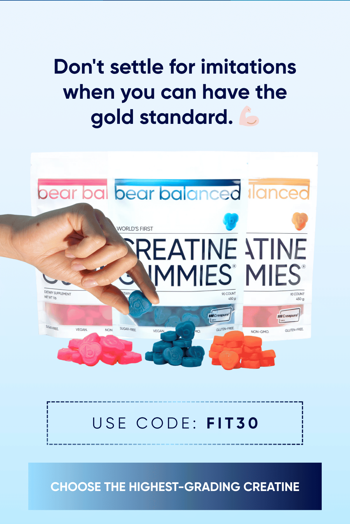 Don't settle for imitations when you can have the gold standard. 💪🏻   USE CODE: FIT30
