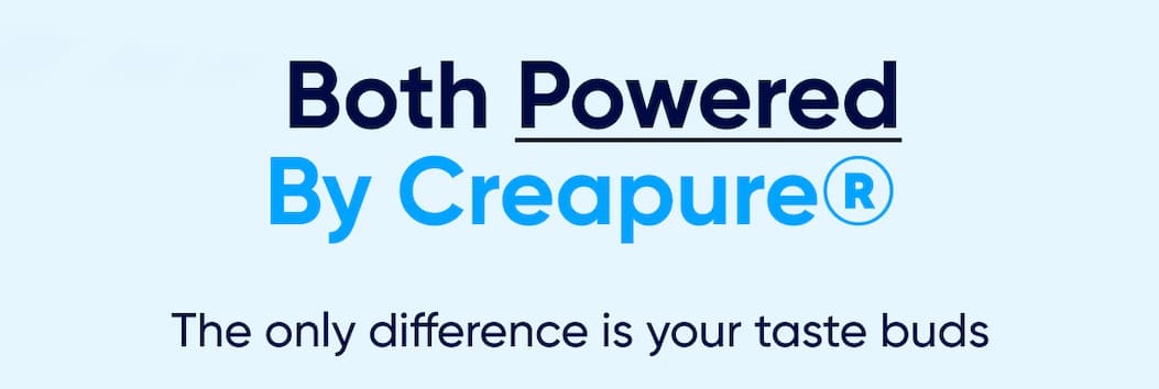 Both powered by Creapure®
