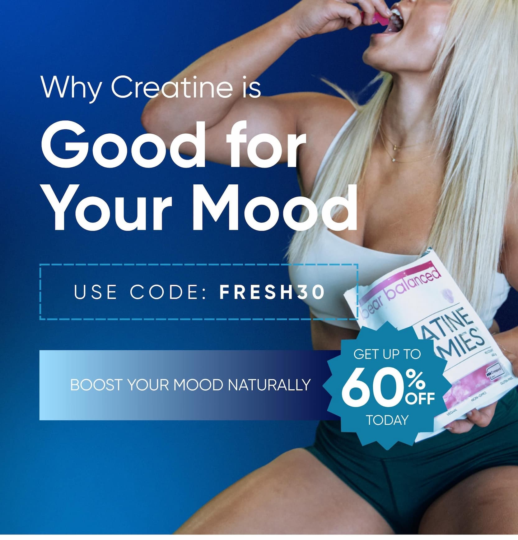 Why Creatine is Good for Your Mood | USE CODE: SUM30 | Boost Your Mood Naturally