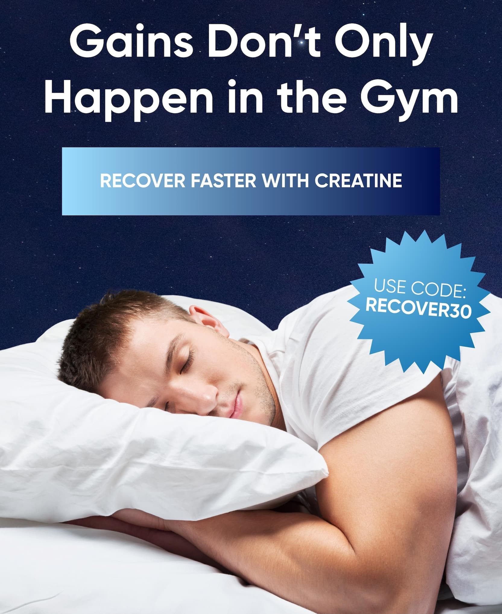 Gains Don't Happen in the Gym | Recover Faster With Creatine