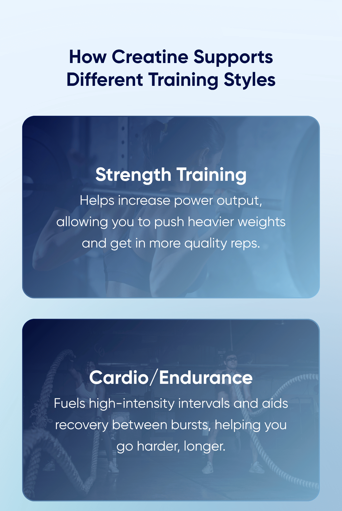 How Creatine Supports Different Training Styles
