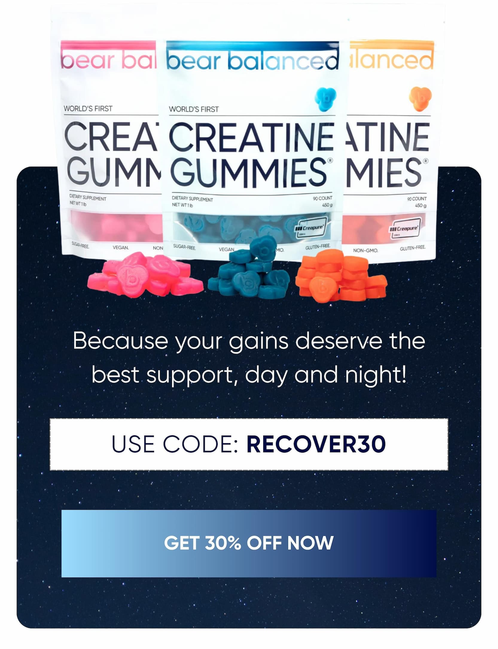 USE CODE: RECOVER30 |  Get 30% Off Now