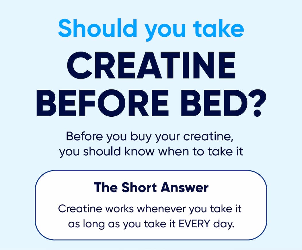 Should you take Creatine Before Bed?