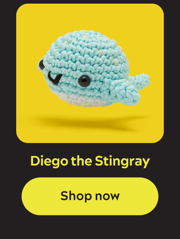 Diego the Stingray Crochet Kit