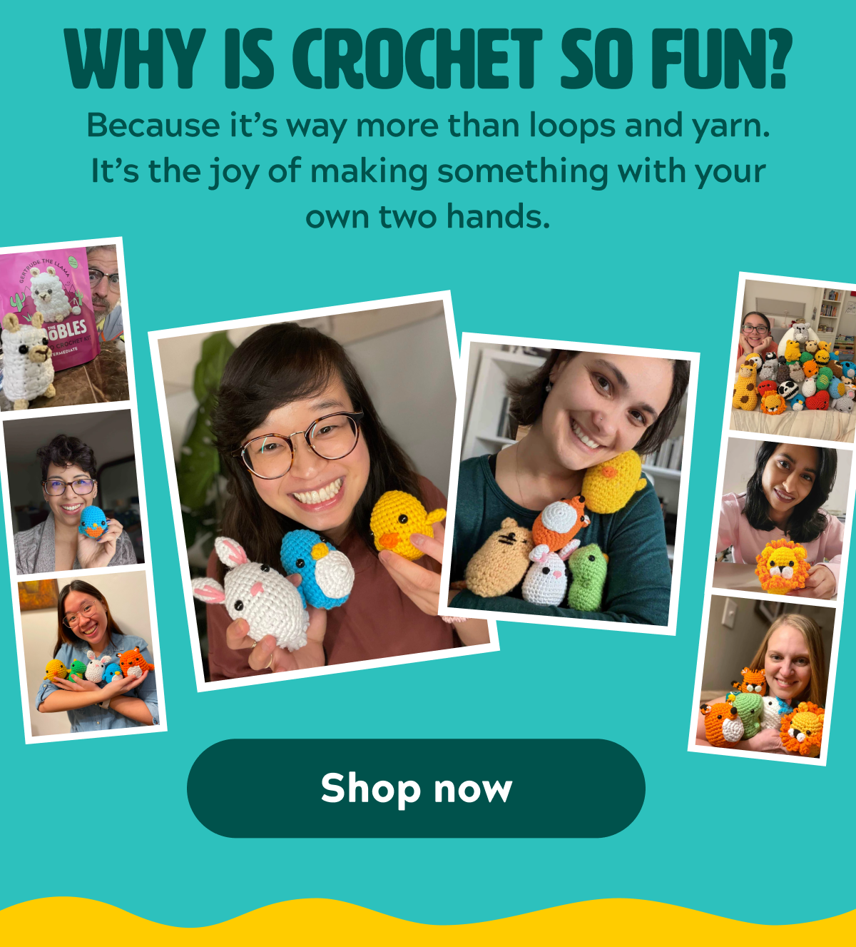 Why is crochet so fun?