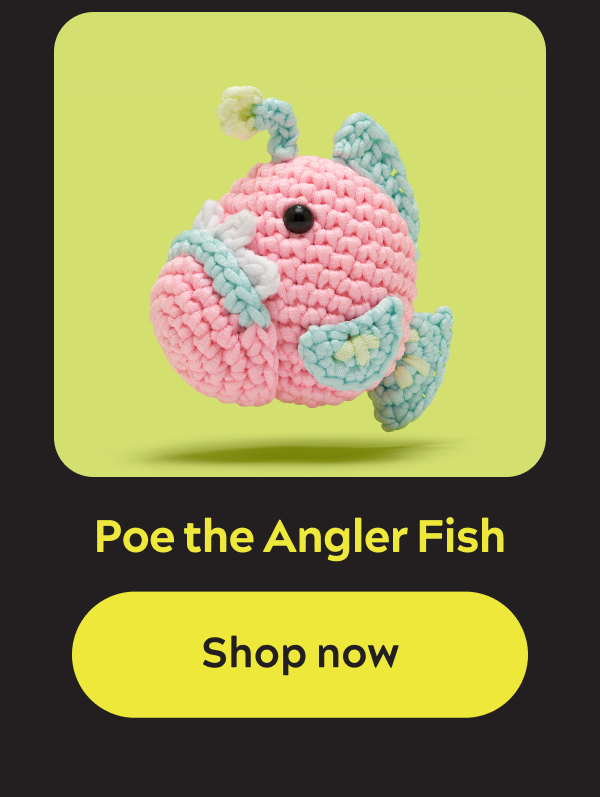 Poe the Angler Fish Crochet Kit