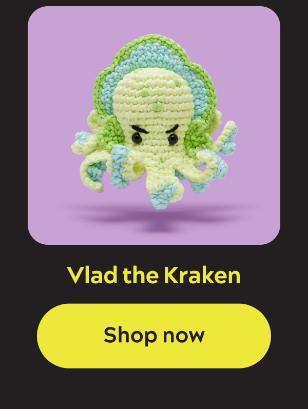 Vlad the Kraken Crochet Kit