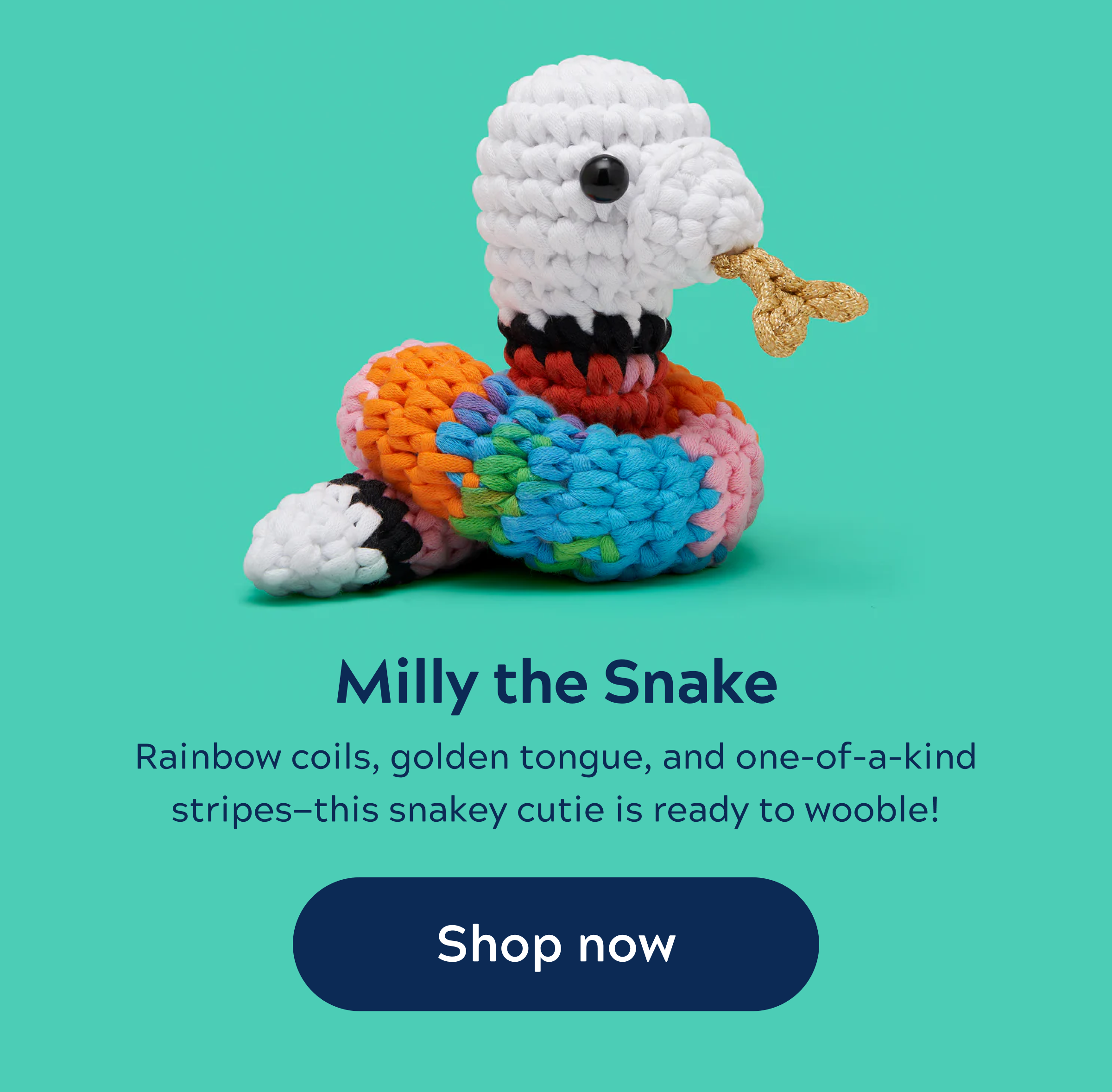 Milly the Snake Crochet Kit