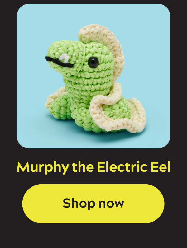 Murphy the Electric Eel Crochet Kit