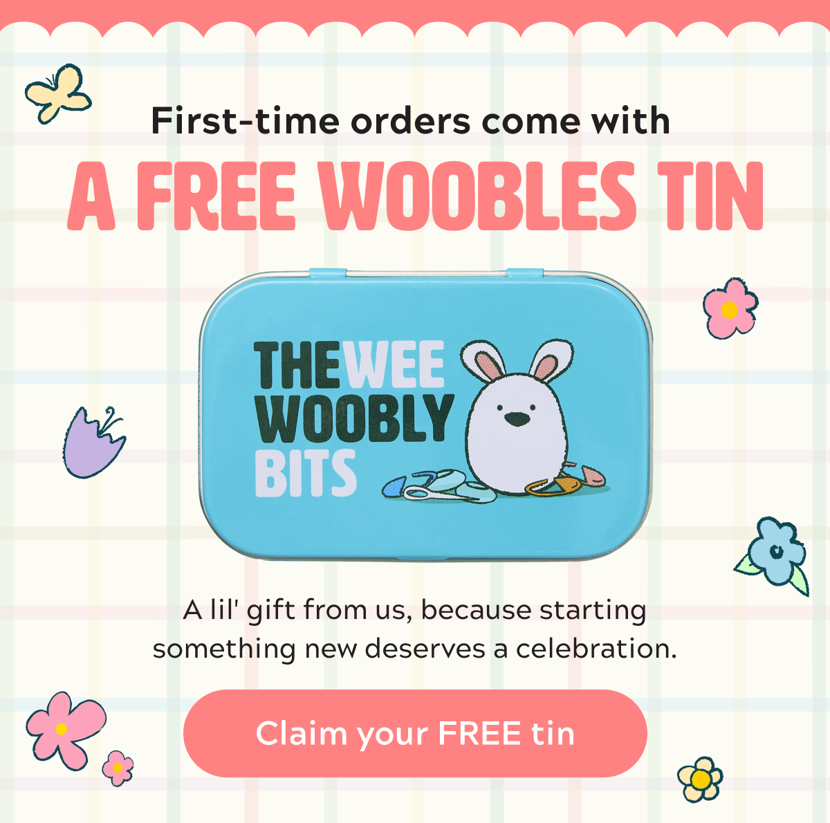 A free Woobles tin