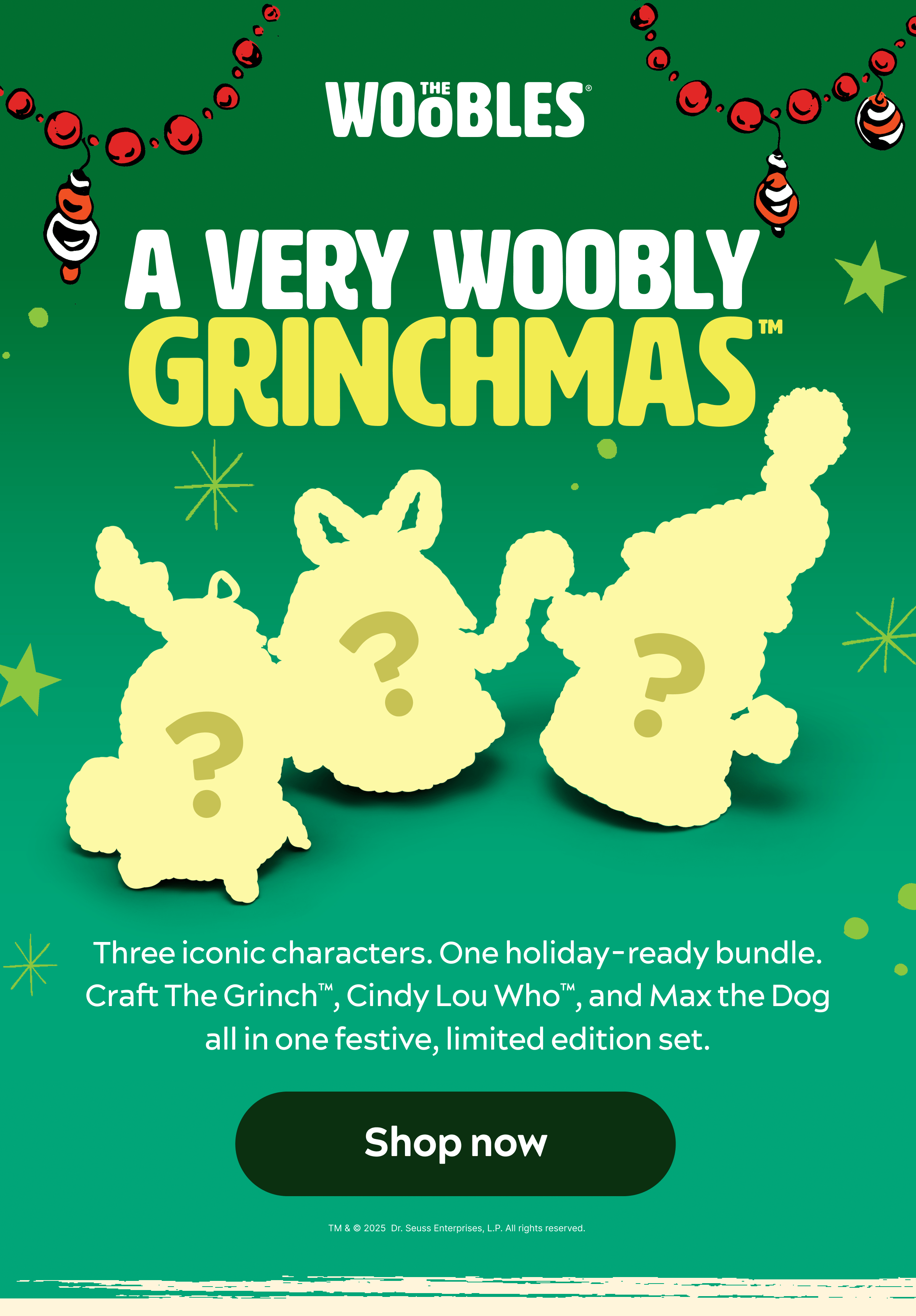 A very woobly Grinchmas [Shop now]