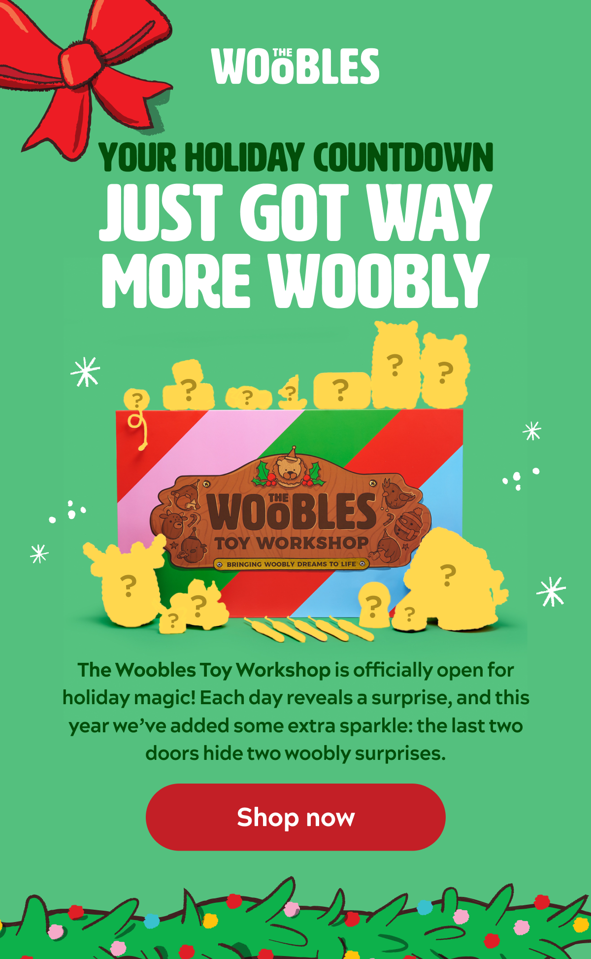 2025 Woobles Advent Calendar - The Woobles Toy Workshop is official open for holiday magic!