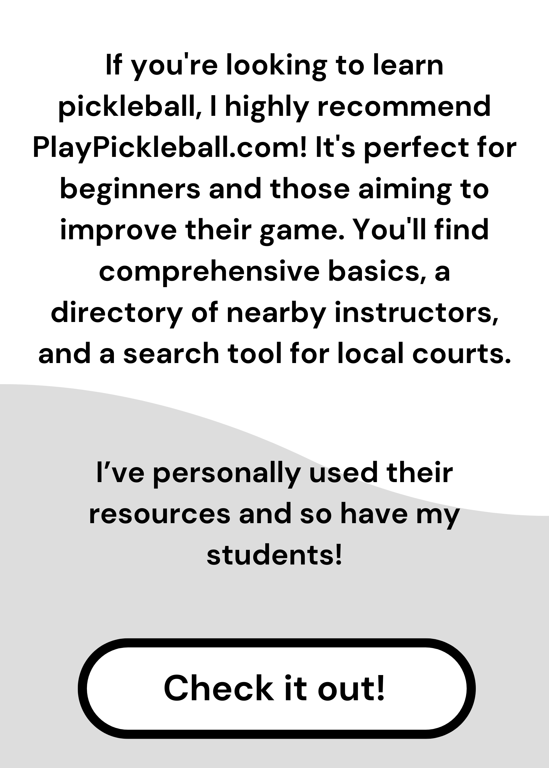 Play Pickleball
