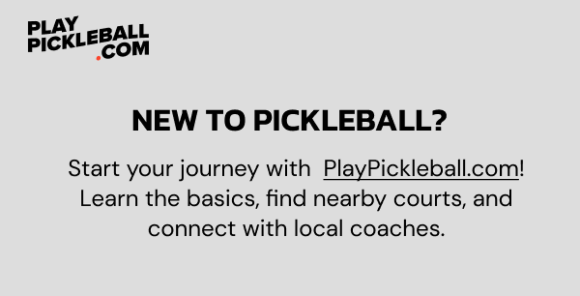 Play Pickleball