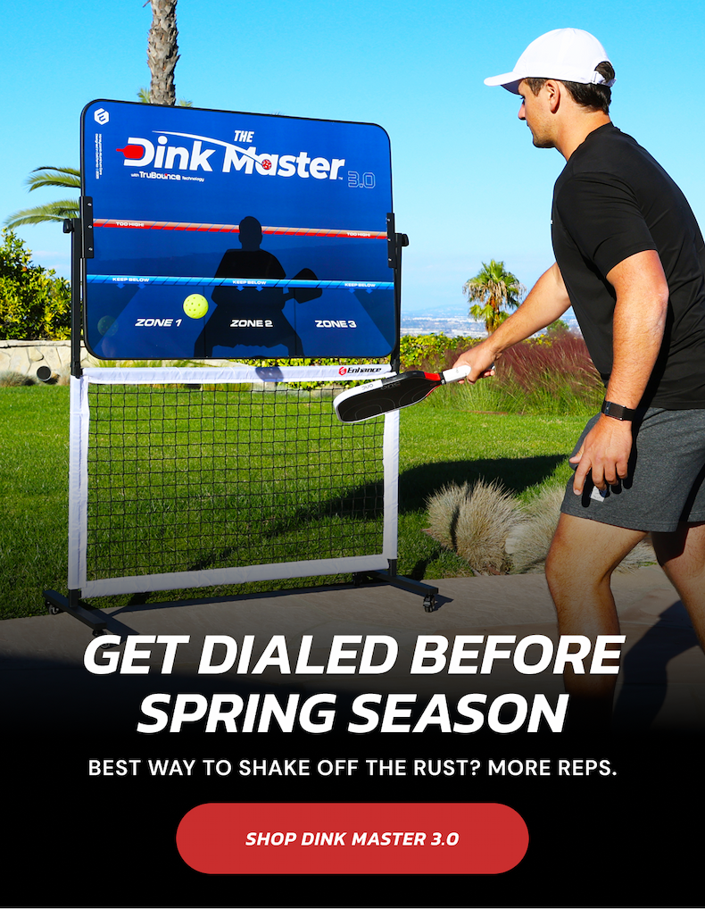 Get dialed before spring season: best way to shake off the rust? more reps. Shop dink master 3.0