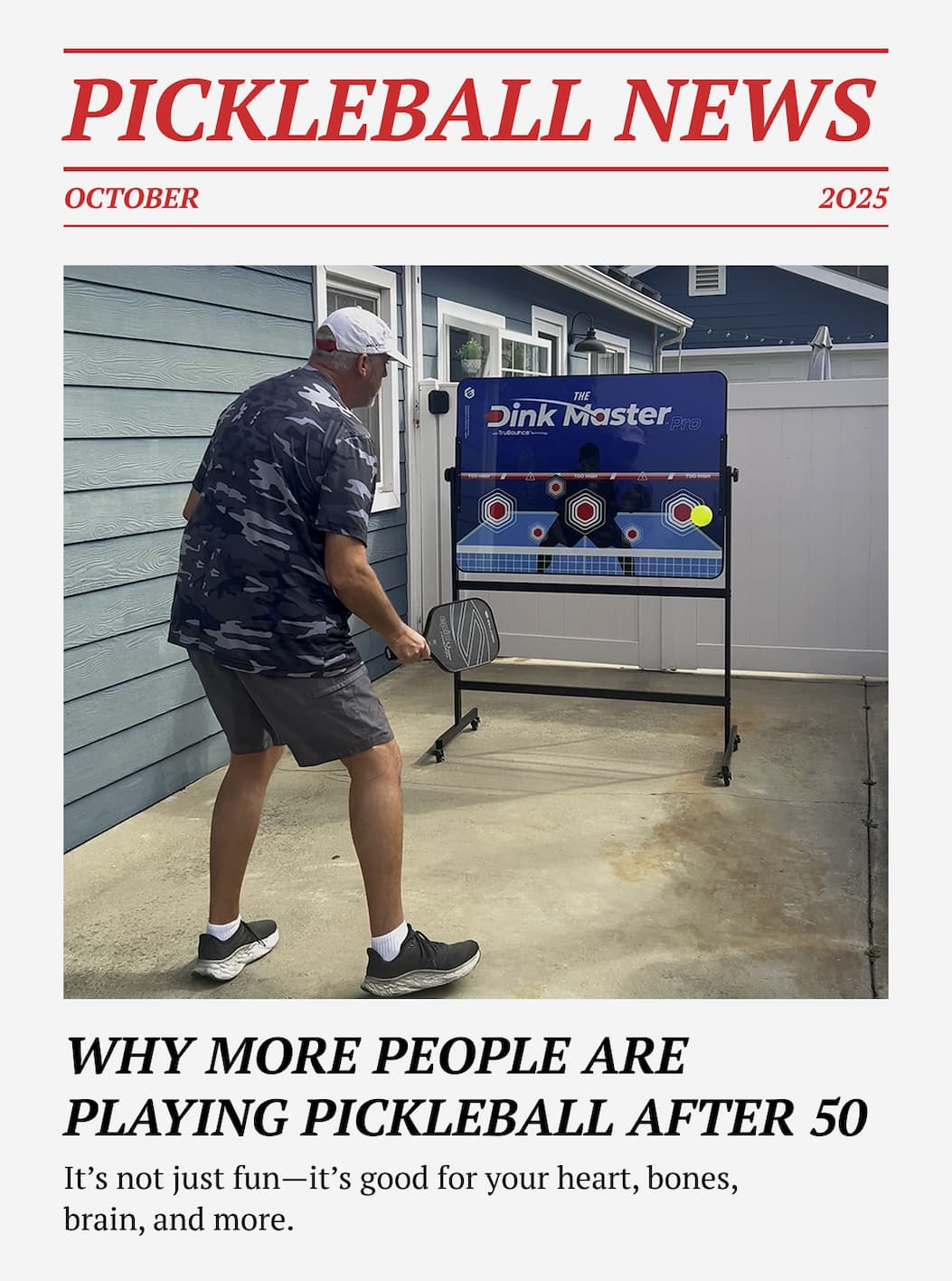 Pickleball news october 2o25 Why more people are playing pickleball after 50 It's not just fun—it's good for your heart, bones,  brain, and more.