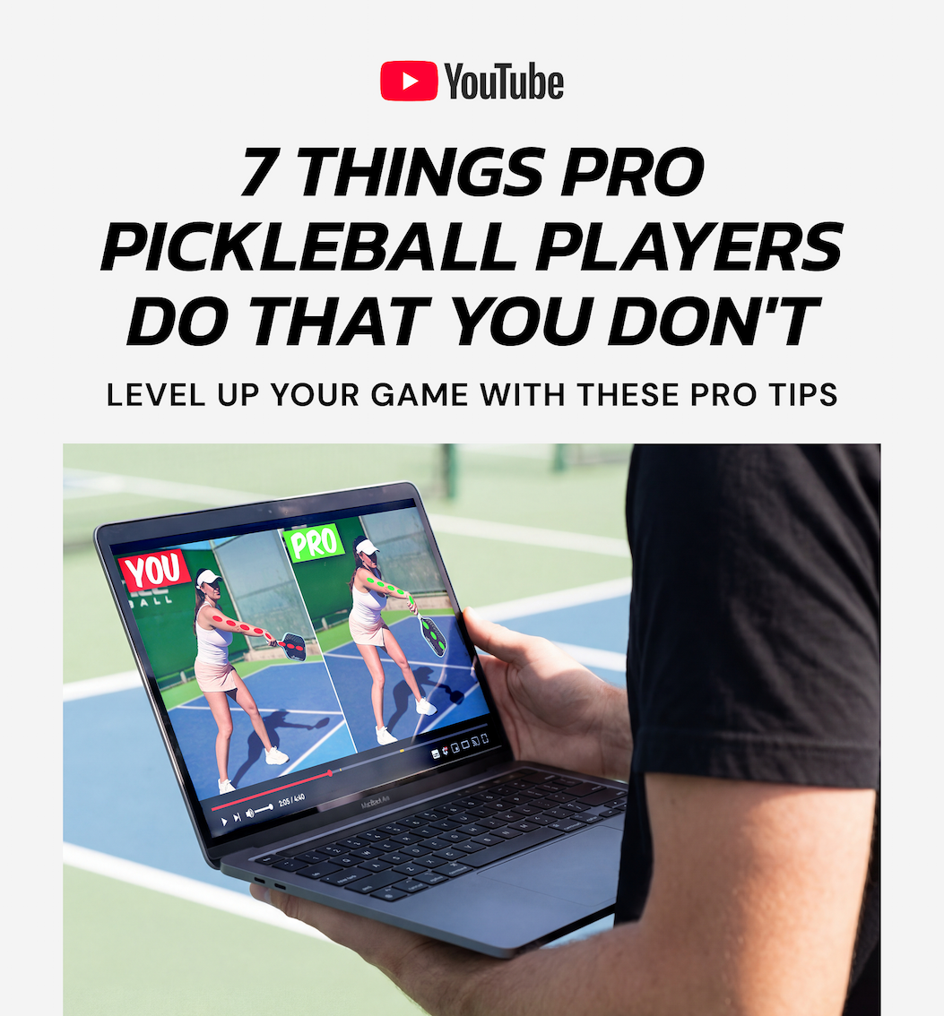 7 Things Pro Pickleball Players Do That You Don't. Level up your game with these pro tips.