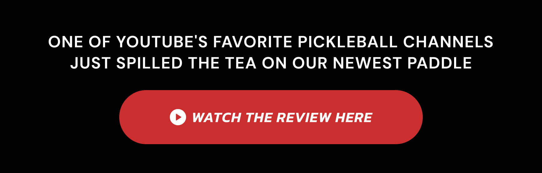One of Youtube's Favorite pickleball channels just spilled the tea on our newest paddle. Watch the review here.