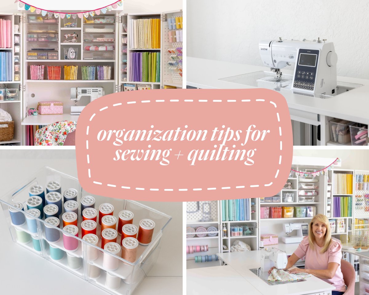 Organization tips for sewing and quilting