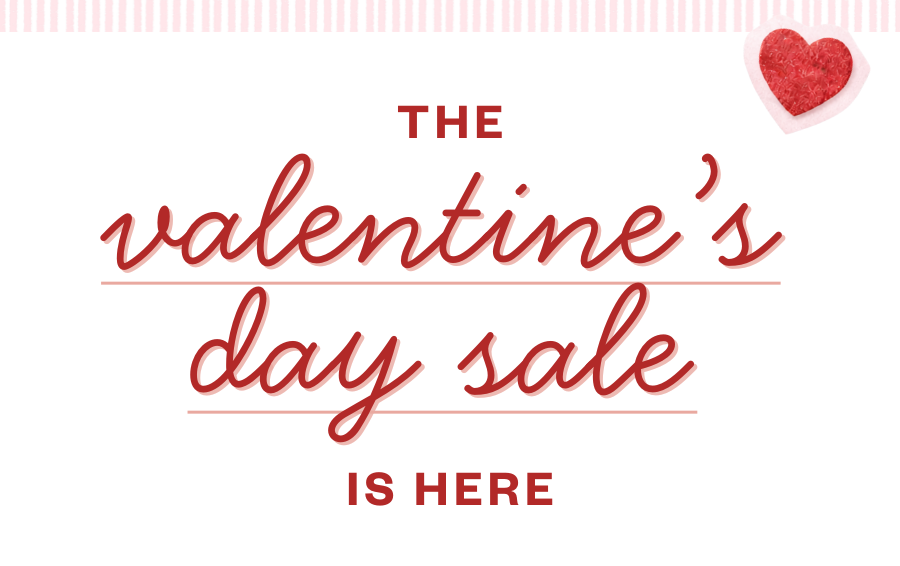 Biggest EVER Valentine's Sale! Over $1,900 in savings