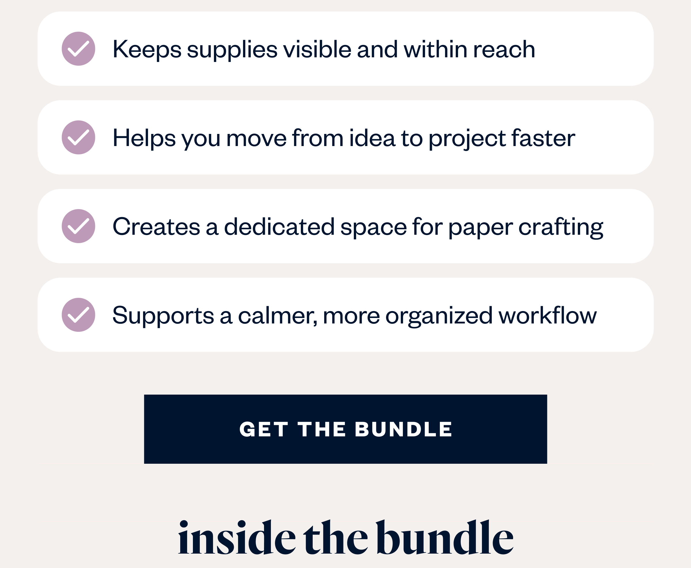 Designed for the Way  You Craft