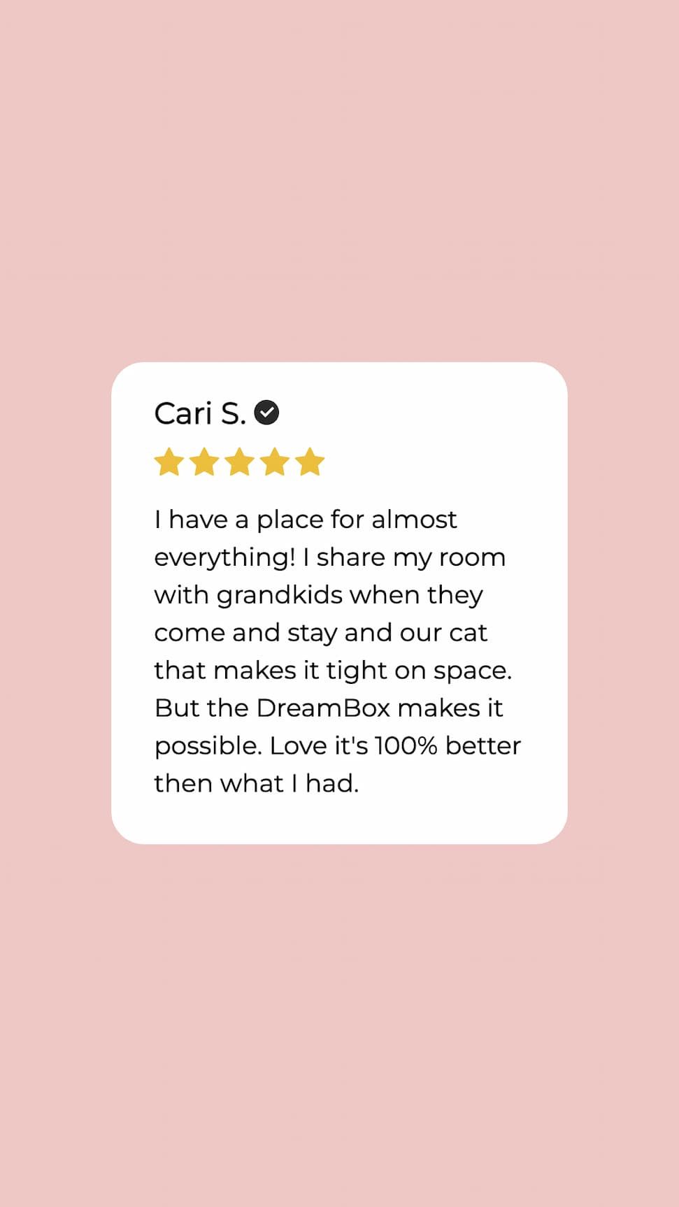 Customer review