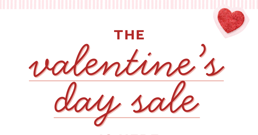 Biggest EVER Valentine's Sale! Over $1,900 in savings