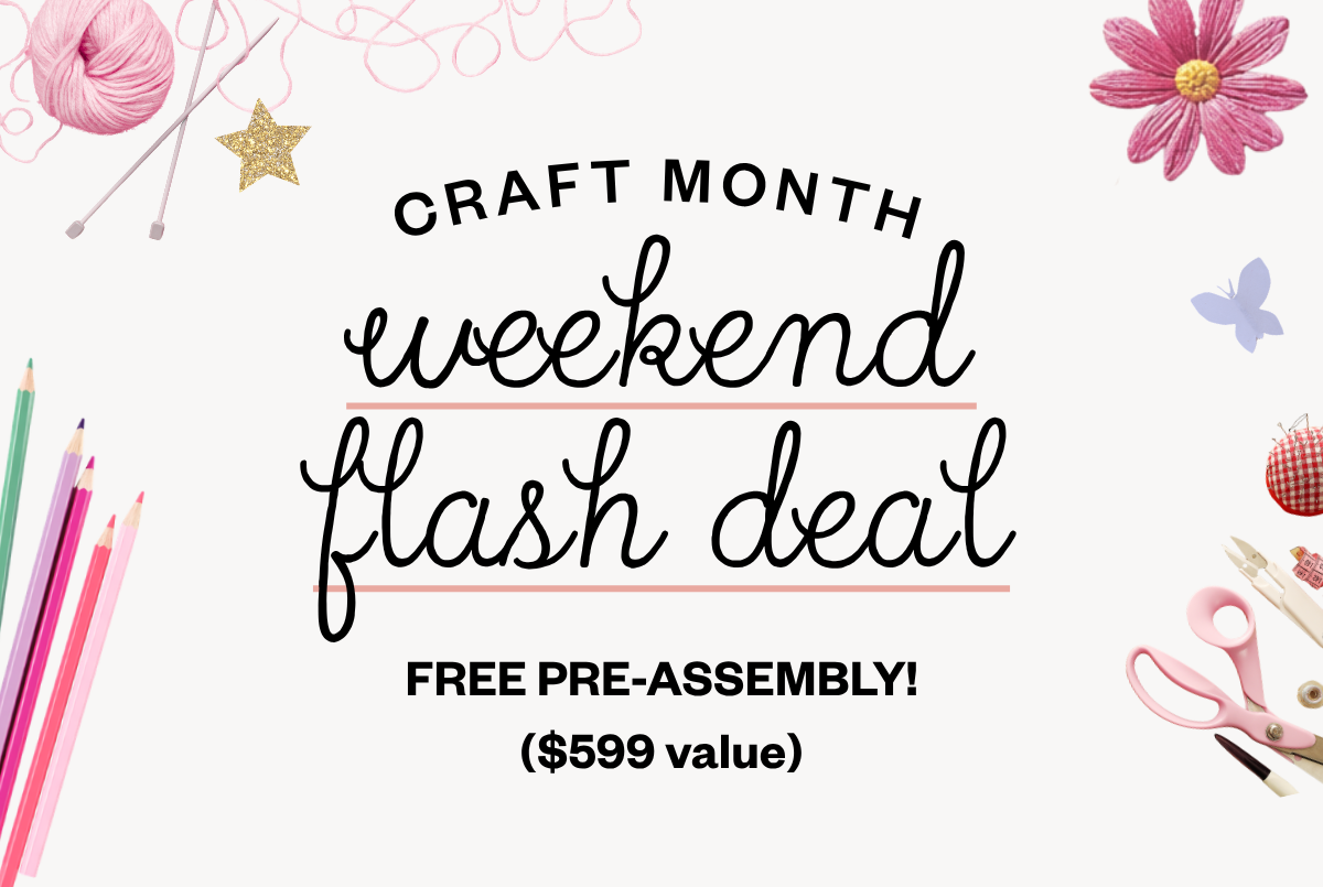 Craft month weekend flash deal