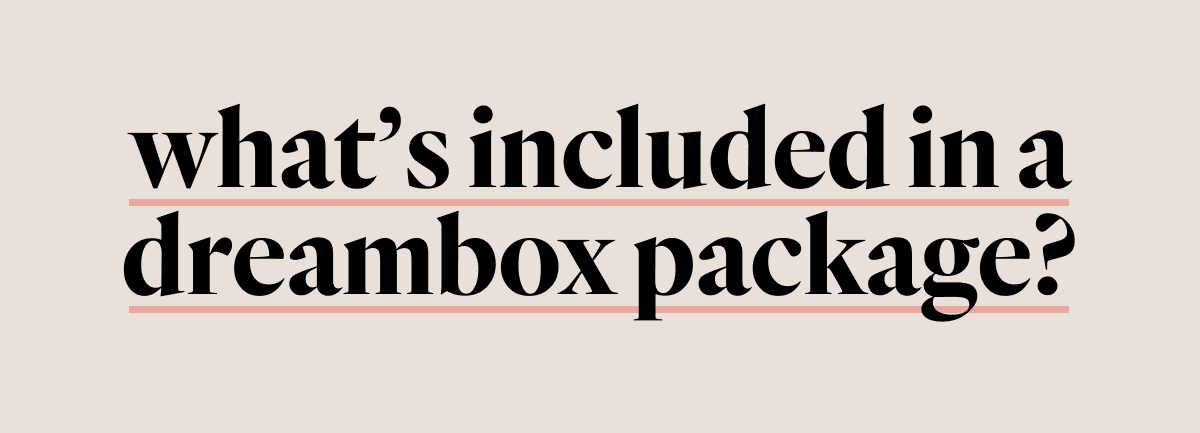 What's included in a DreamBox package?