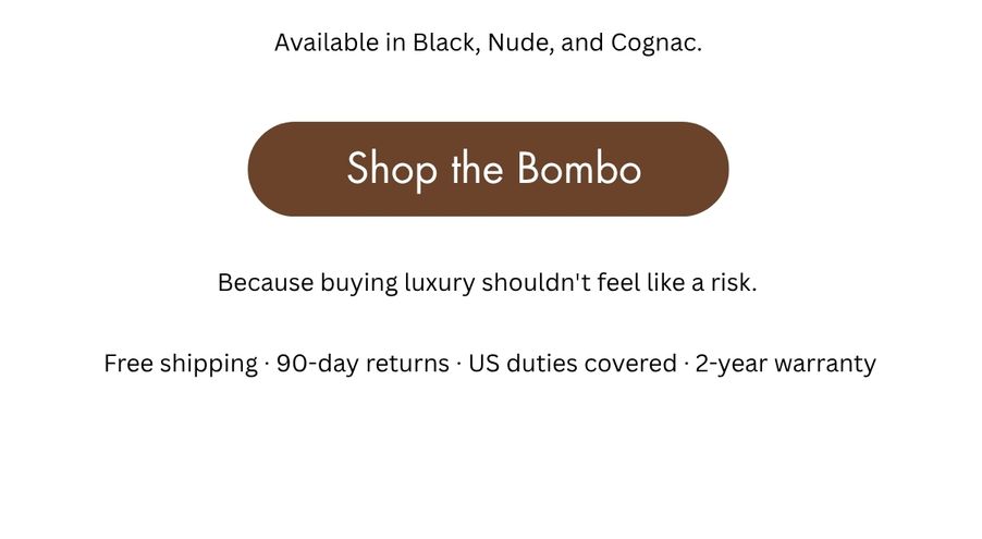 Shop the Bombo collection, because buying luxury shouldn't feel like a risk.