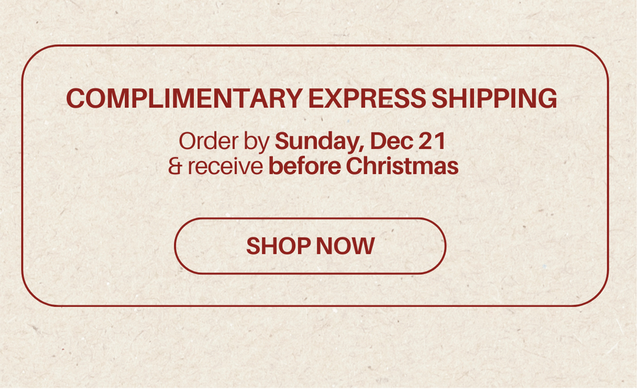 Complimentary express shipping