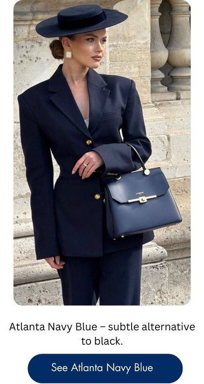 Atlanta Navy Blue, subtle alternative to black
