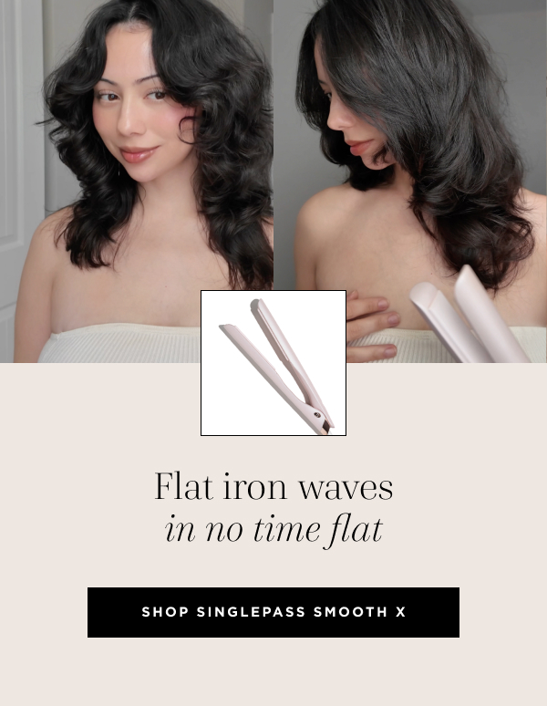 Flat iron waves in no time flat