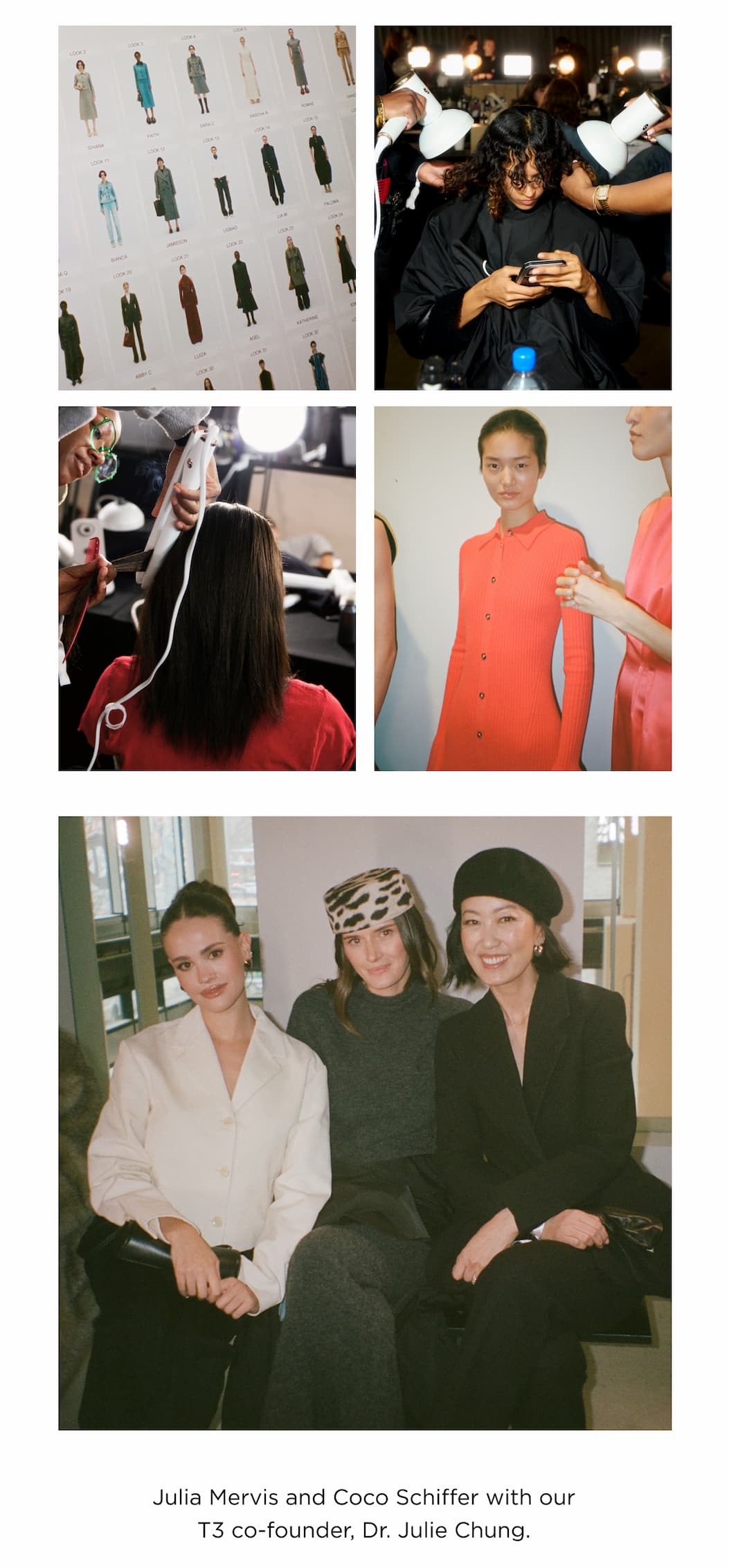 Julia Mervis and Coco Schiffer with our T3 co-founder, Dr. Julie Chung.