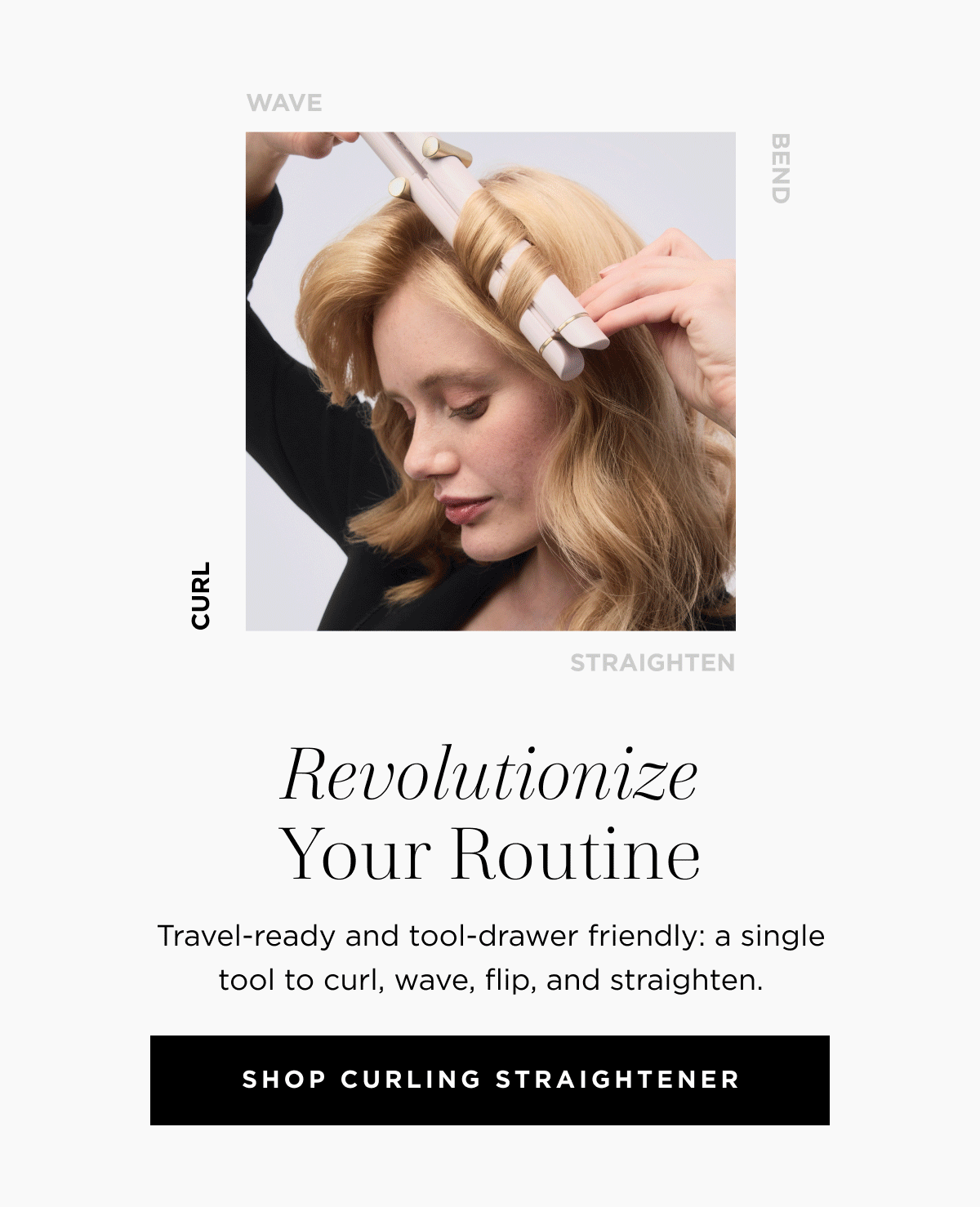Revolutionize your Routine Shop Curling Straightener 