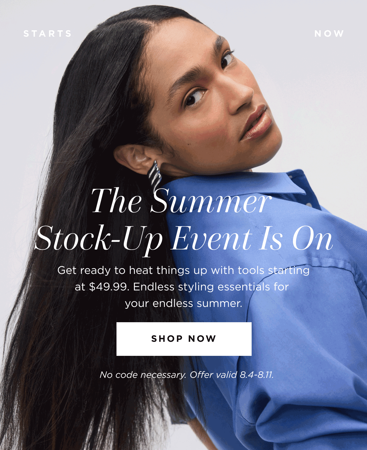 The Summer Stock-up Event is on | get ready to heat things up with tools starting at $49.99 | Shop now