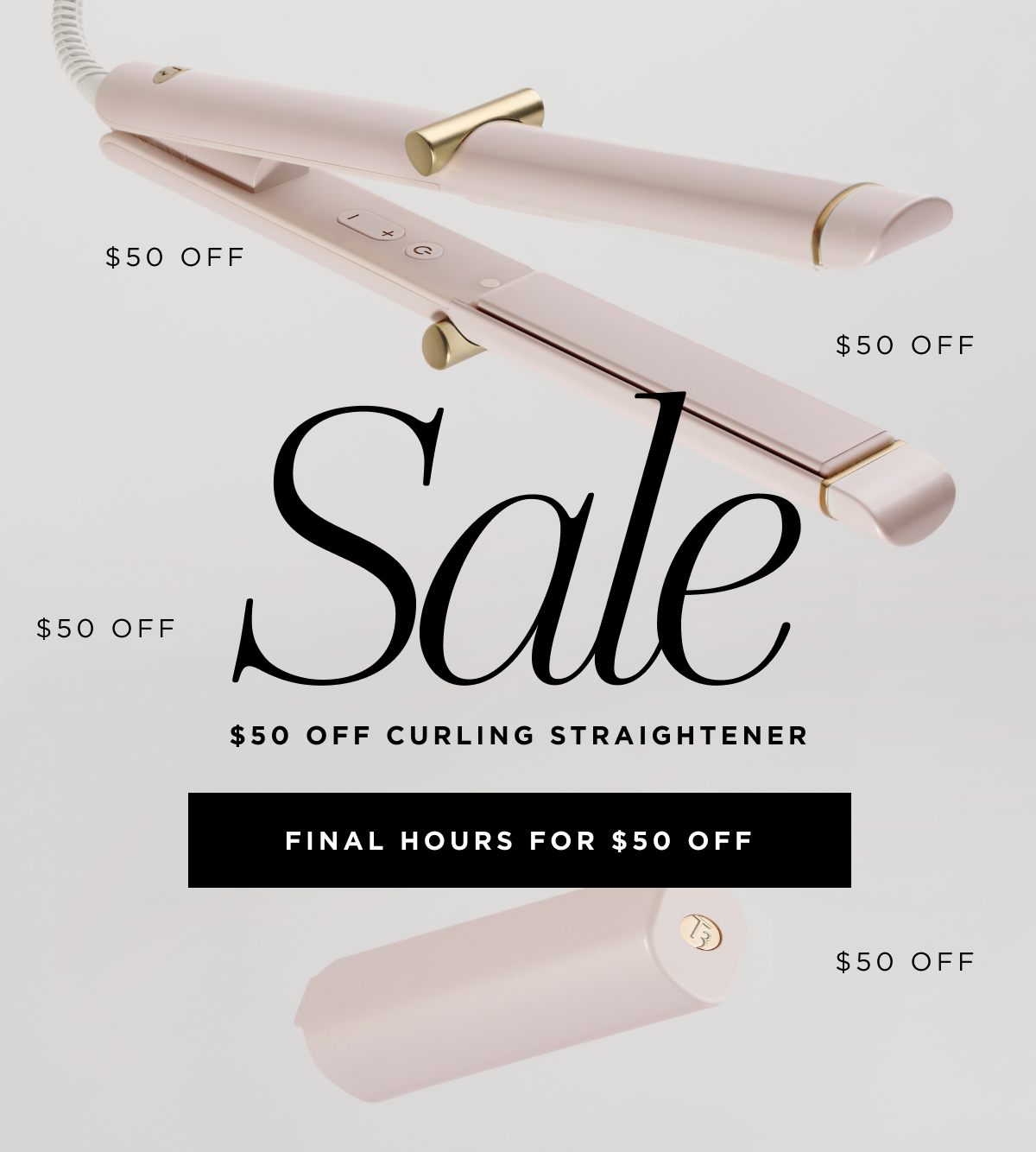 $50 Off Sale Curling Straightener | Final Hours