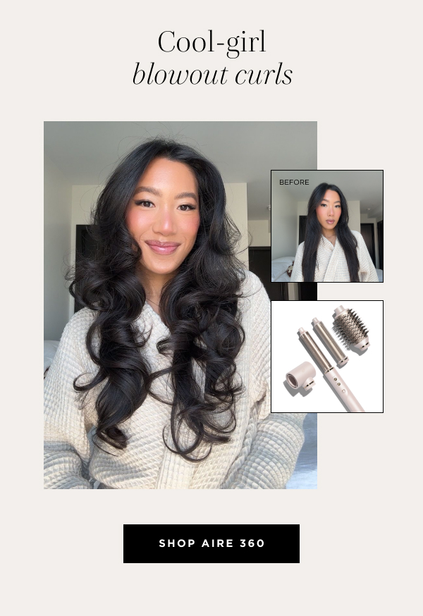Cool-girl blowout curls