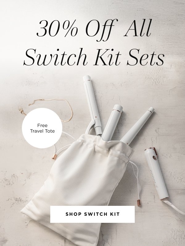 30% off all switch kit sets | free travel tote | shop switch kit