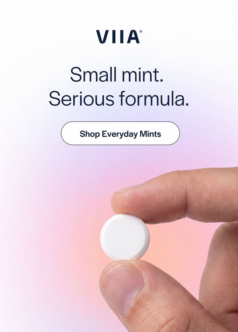 Small mint. Serious formula.