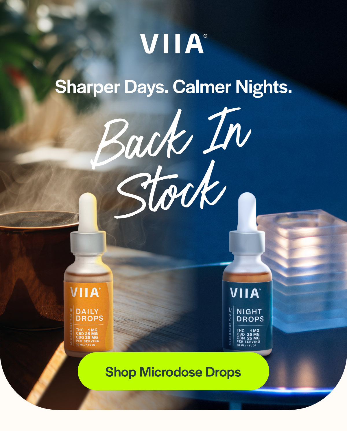 Sharper Days. Calmer Nights. Back In Stock [Shop Microdose Drops]